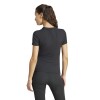 Remera Adidas Ribbed Fitted (Pre mamá) Negro