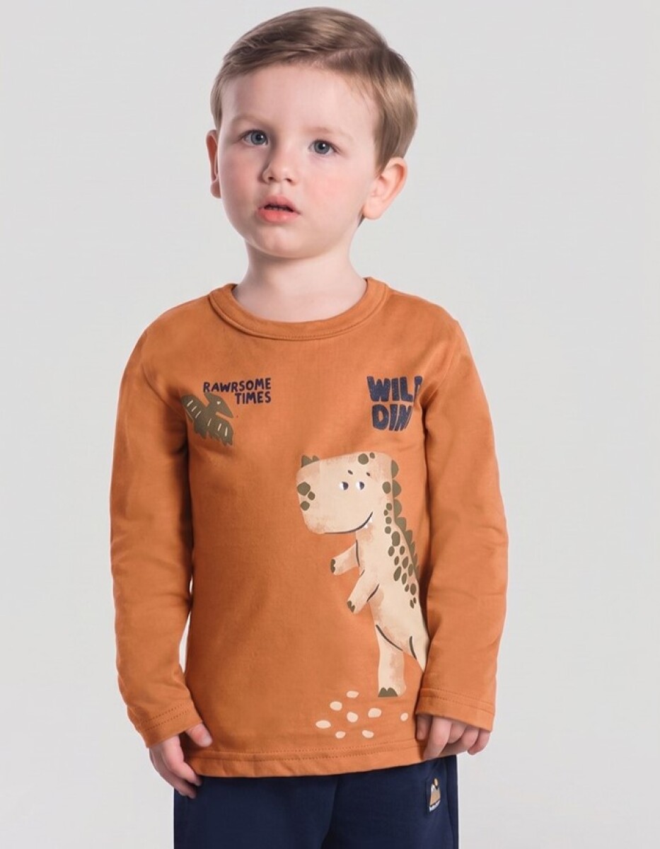 Mangas Largas. - Terracota 