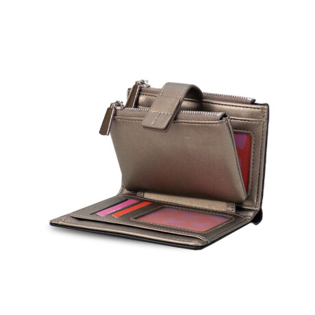 Billetera Simona Negro Y Peltre