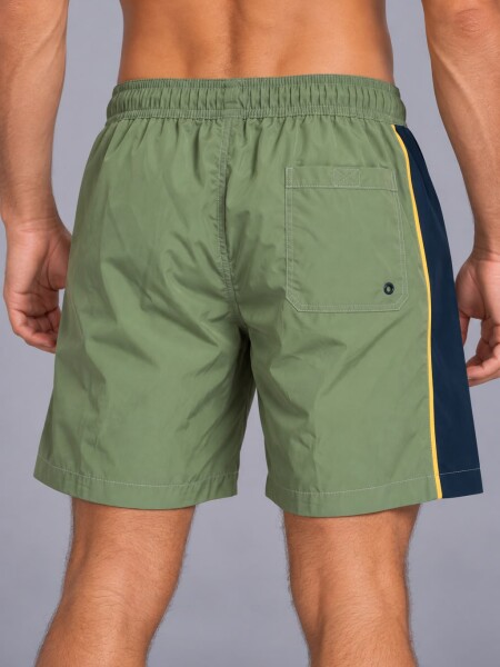 SHORT QUIKSILVER 40551 LOGO VERDE