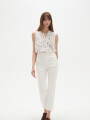 Pantalon Vilehada Marfil / Off White