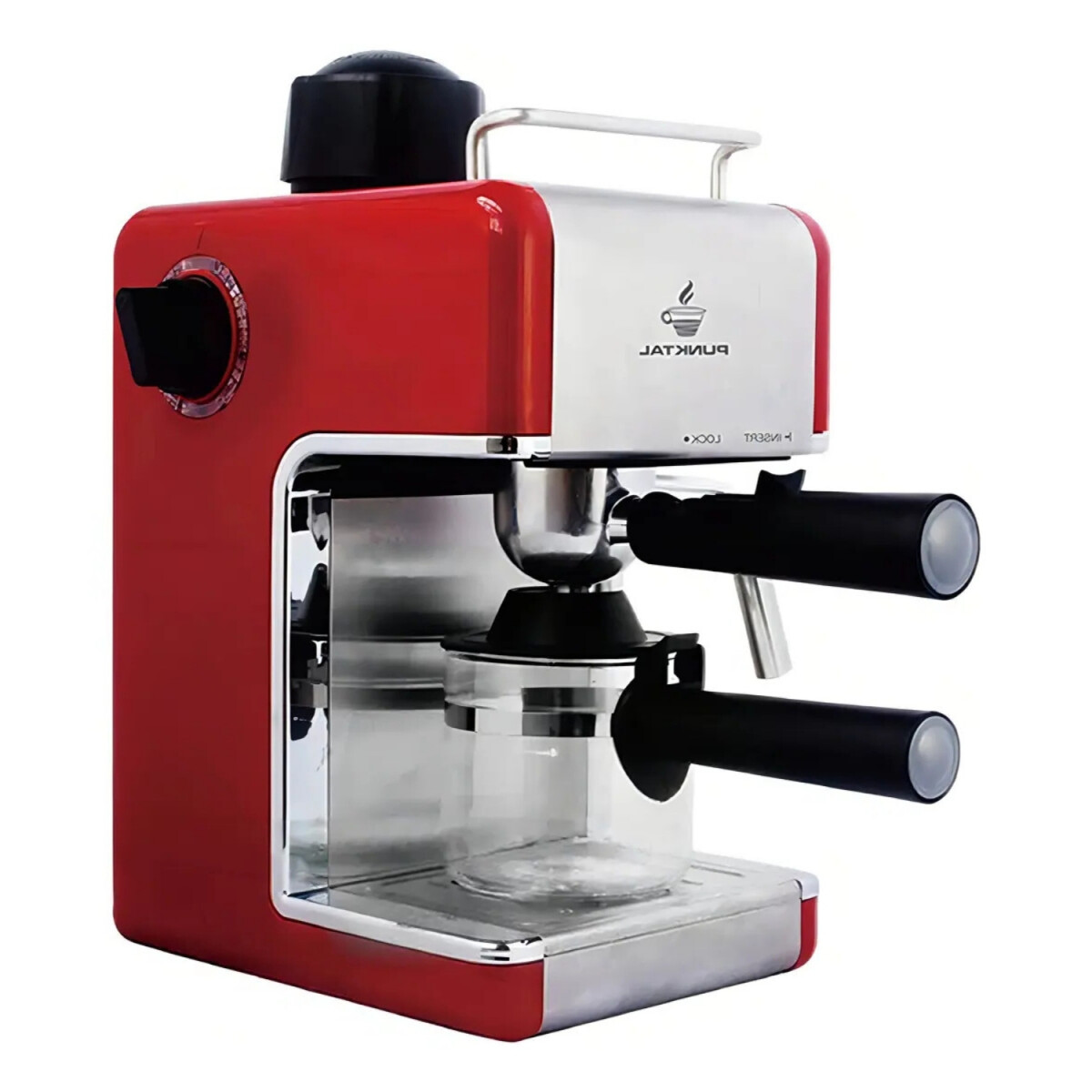 Cafetera Expresso Punktal de 3,5 bares 800W Modelo PK-10 - Rojo 