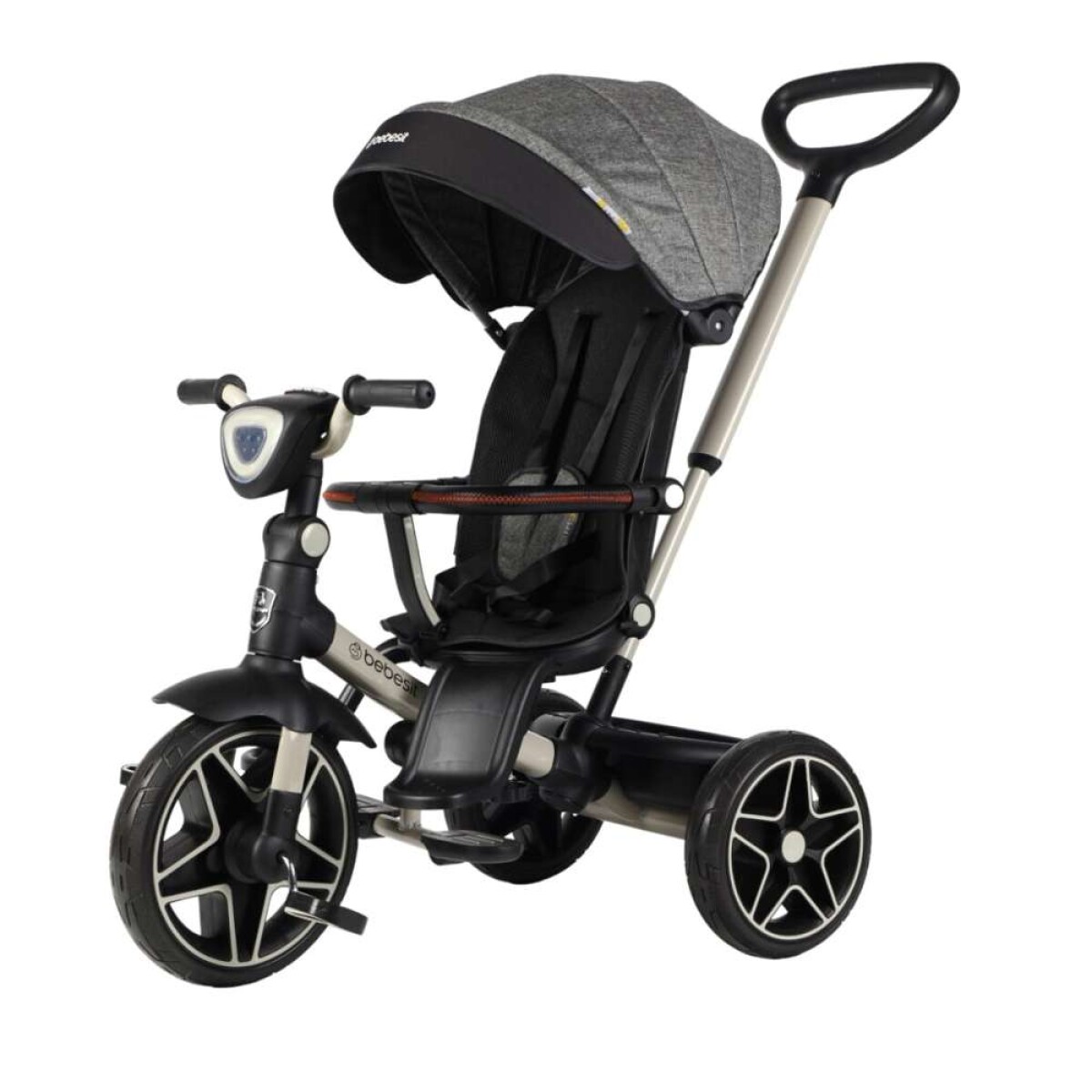Triciclo Bebesit Explorer Deluxe - Gris 