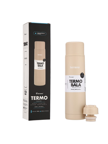 Termo Bala 750ML. Taupe