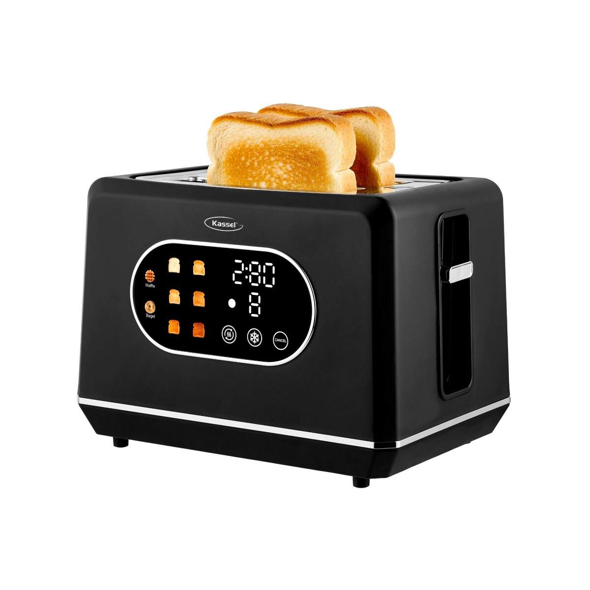 Tostadora Digital Kassel KS-TSD1 Black 2 Panes Panel Táctil - NEGRO 