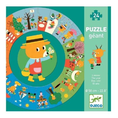 Puzzle gigante Puzzle Géant El Año Djeco Puzzle gigante Puzzle Géant El Año Djeco