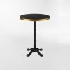 MESA DE EXTERIOR GLOWING NEGRO - CIRCULAR
