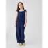 DOUBLE GAUZE WOV PANT PANGEA BLUE