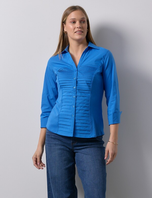 Camisa Tablitas AZUL