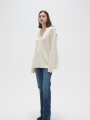 Sweater Varsity Crudo / Natural