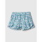 BRANNANS SHORT LIGHT BLUE FLORAL