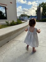 Vestido Tita Rayas Beige Vestido Tita Rayas Beige