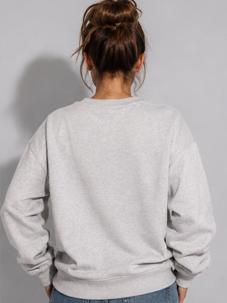 BUZO SLOWLY 8684 GRIS CLARO
