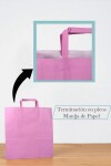 Bolsa lisa acuario 30x12x32 cm PASTEL PINK