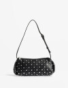 City Cartera City Con Tachas - Negro