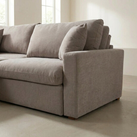 Sofá Cama Slow (Retráctil) - Tela Microfibra FX4-11 (Tostado)