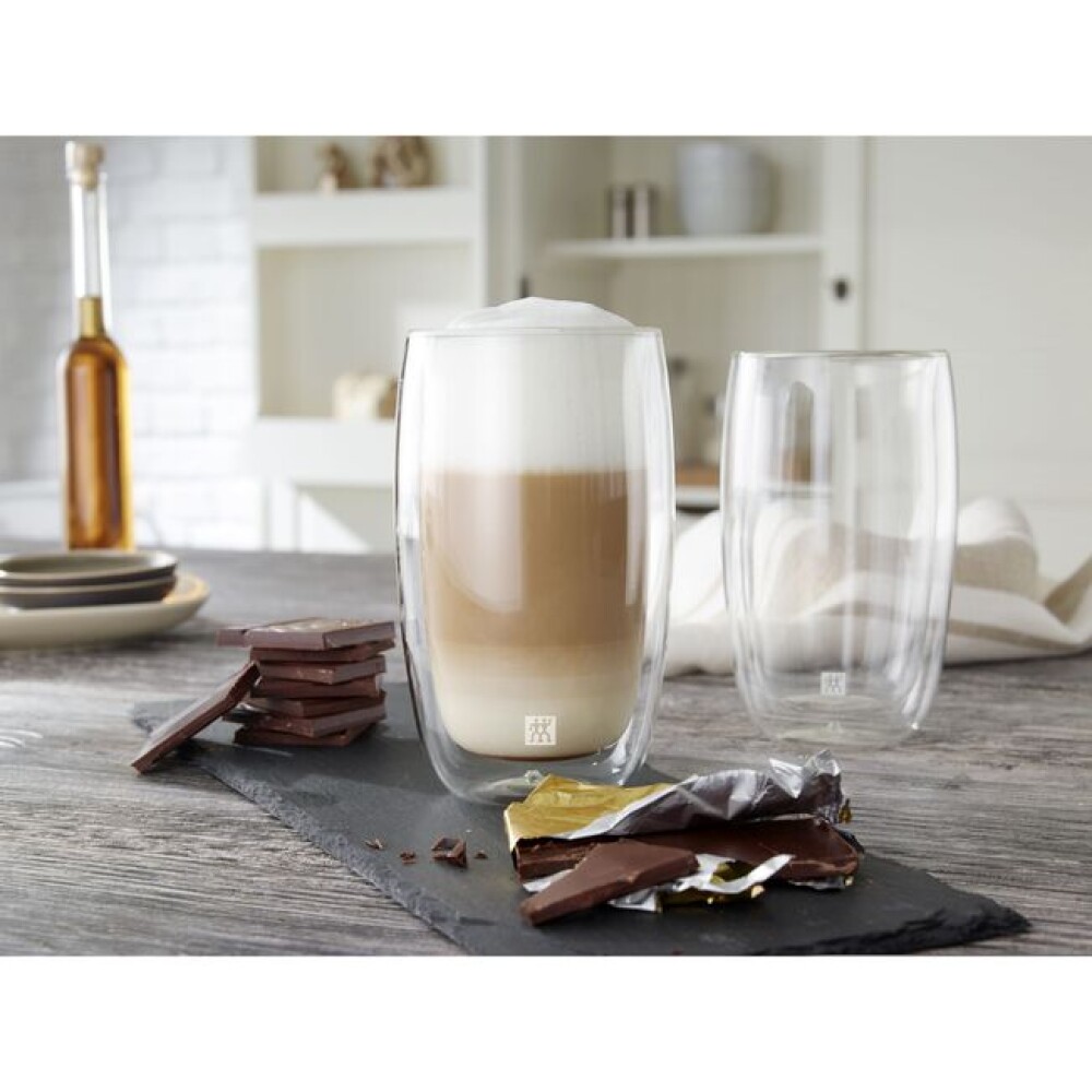 ZWILLING SORRENTO VASO DOBLE FONDO LATTE 350 ML X 2 ZWILLING SORRENTO VASO DOBLE FONDO LATTE 350 ML X 2