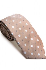 Corbata 8 cm BEIGE
