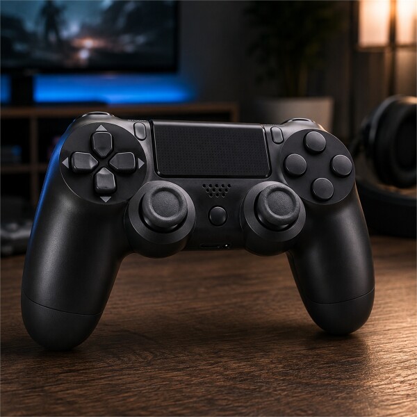 Joystick Inalámbrico para PS4 con Bluetooth y Batería Recargable Negro 1