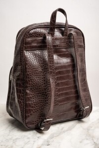 Mochila Maxi Combinada Marrón