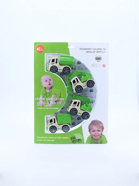 SET CAMIONES CONSTRUCCION VERDE