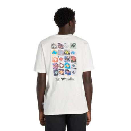Remera New Balance N Collage Blanco