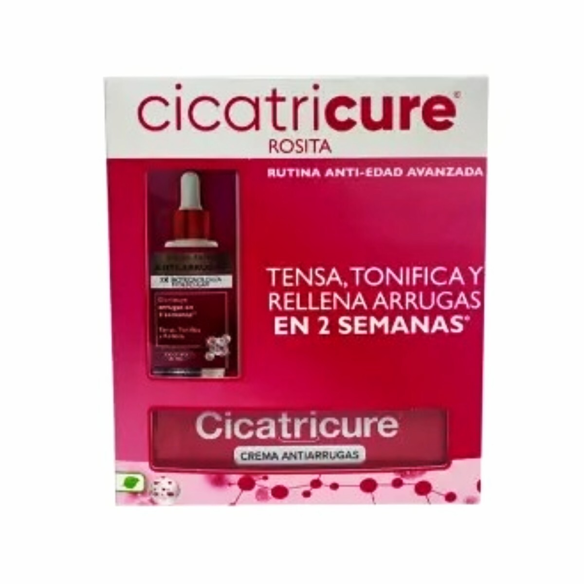 CICATRICURE SERUM ANTI AGE 30+CREMA 20% 