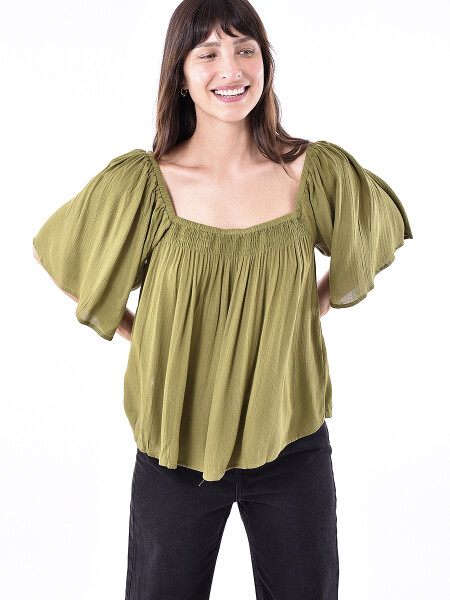 BLUSA CATA OLIVA