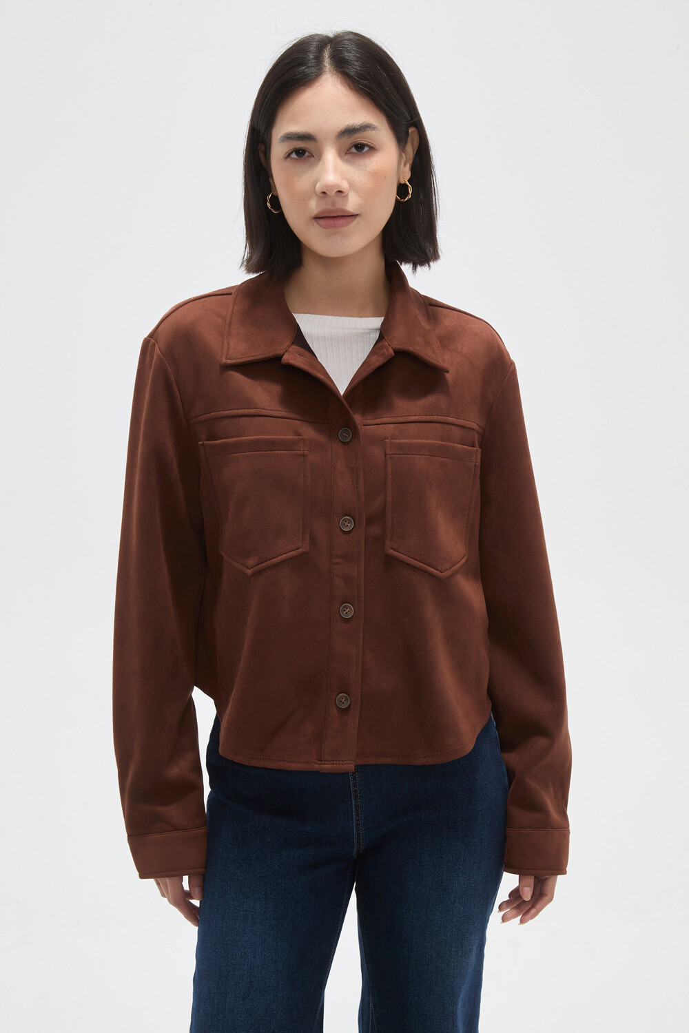 Sobrecamisa Nareli Marron
