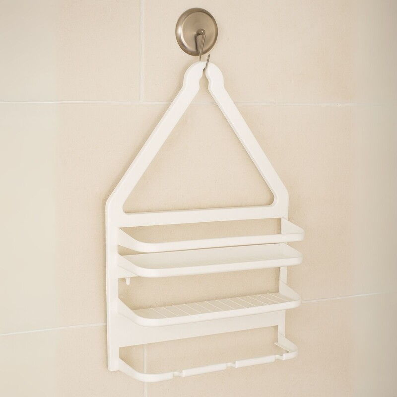 Porta shampoo colgante BLANCO