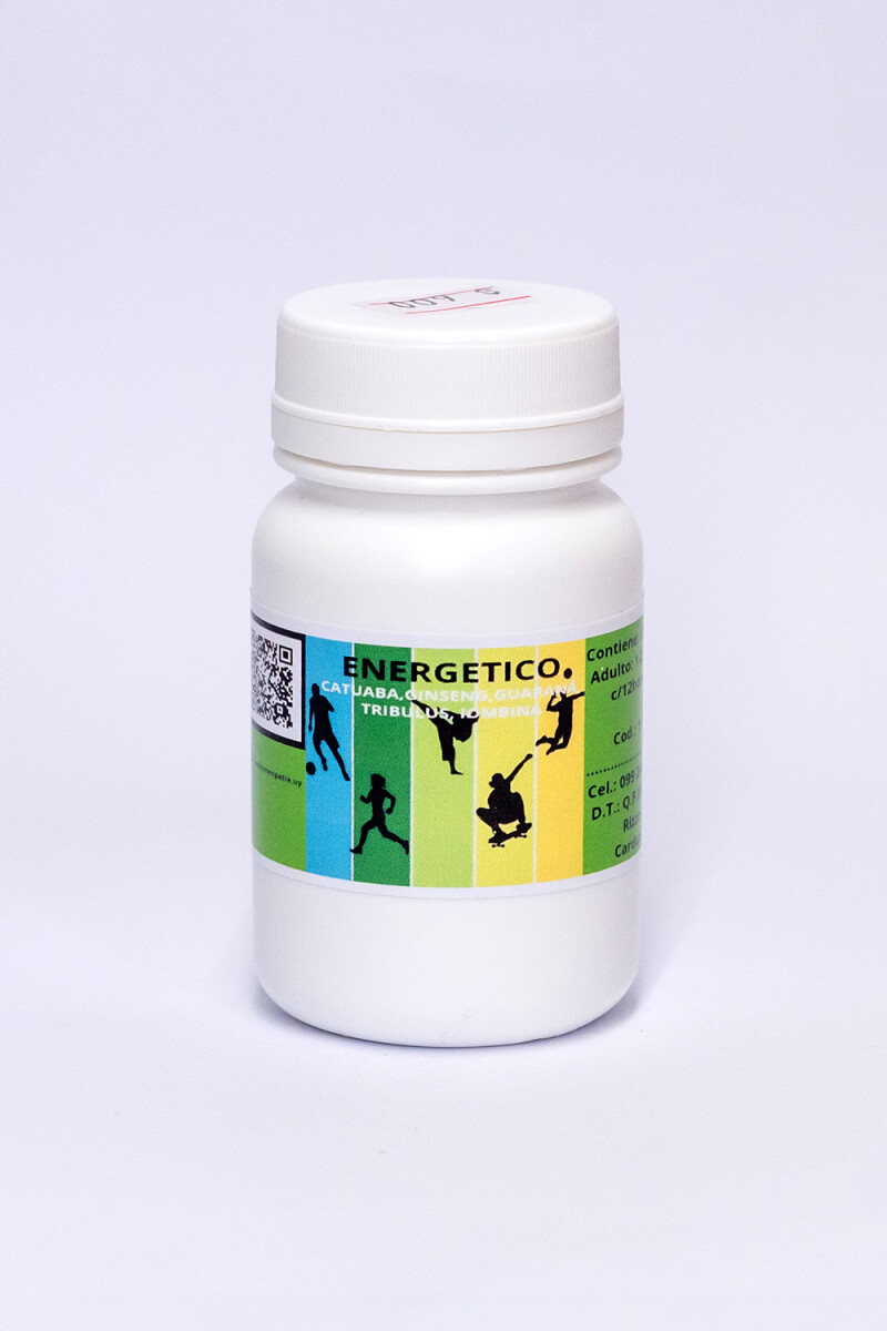 Energizante (Catuaba, Ginseng, Guaraná, Tribulus, Iombina) · 60 caps 