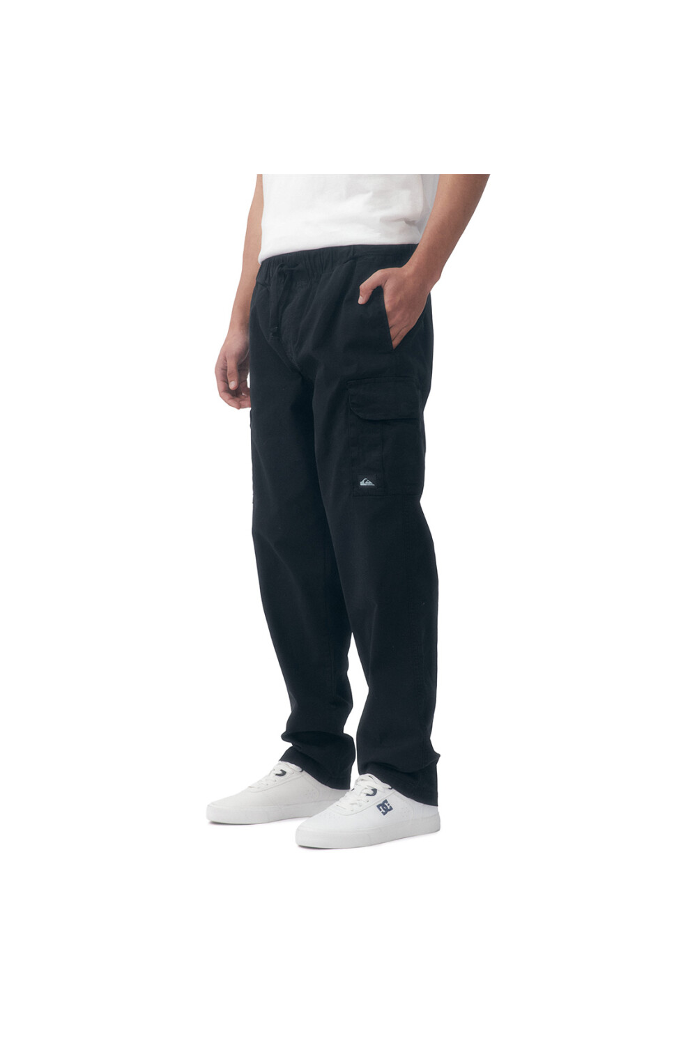 Quiksilver Pantalón Cargo Hombre - Negro Negro