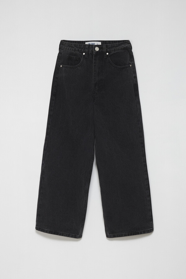 Pantalón de jean culotte Negro