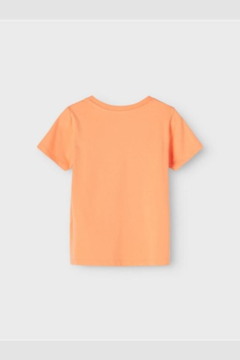 Camiseta De Algodón Estampada Salmon Buff
