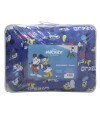 Acolchado Infantil 1 Plaza 100% Microfibra Mickey Y Sus Amigos Azul