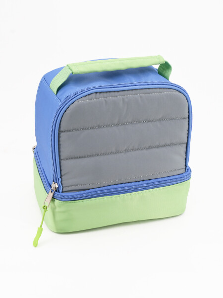 LUNCHERA CON REPARTICIÓN INTERIOR GRIS