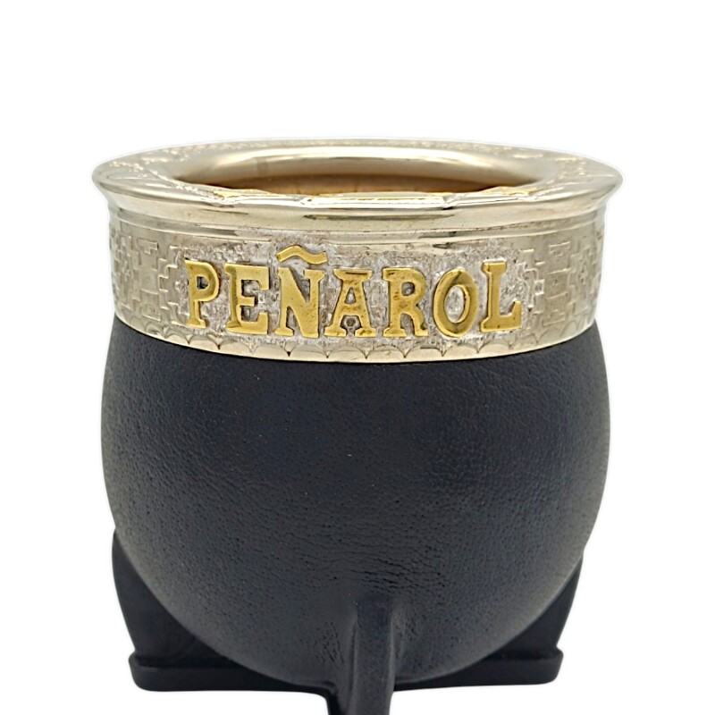 MATE IMPERIAL PEÑAROL - ALPACA Y BRONCE - MTIM56 Negrouniforme