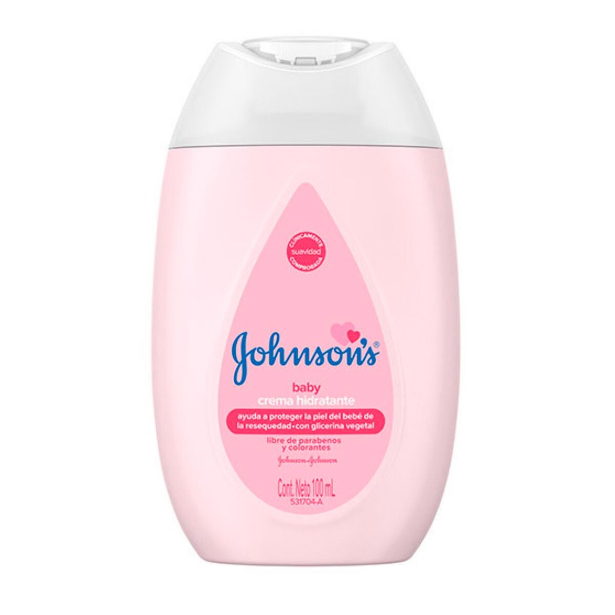 JOHNSON CREMA LIQUIDA ROSA FR. X 100 ML. 