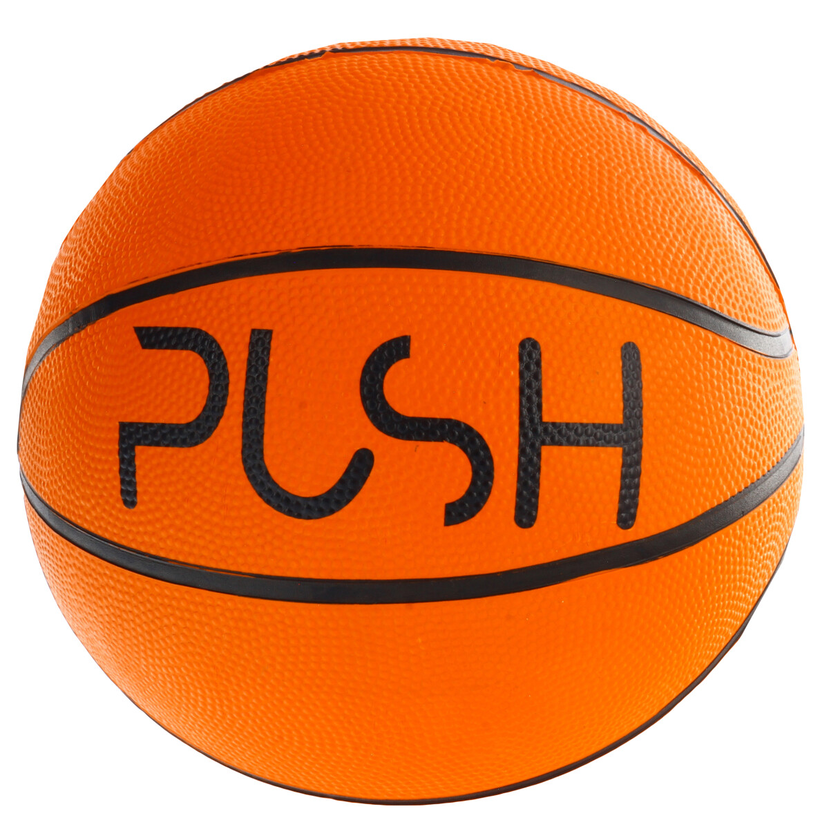 Pelota Basket Goma N.7 PUSH - Naranja/Negro 