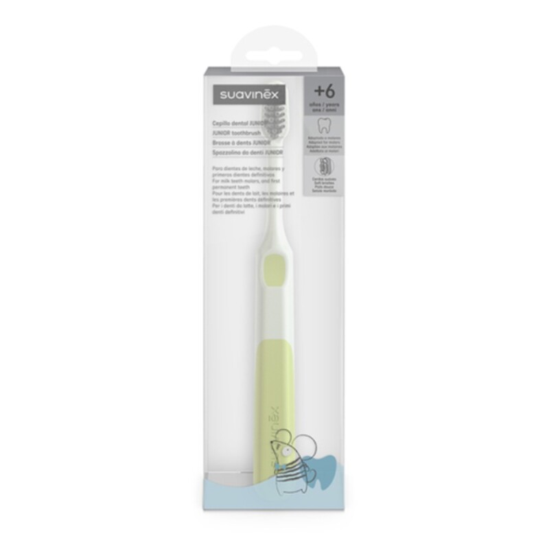 Cepillo De Dientes Suavinex Junior +6 Años Verde Cepillo De Dientes Suavinex Junior +6 Años Verde
