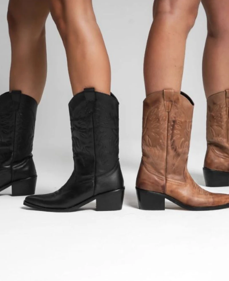 Bota Martina larga negro