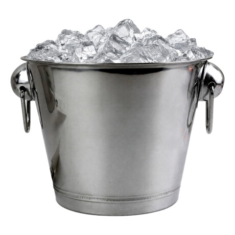 Hielera Balde Acero Inoxidable 4 Litros Con Asas Hielera Balde Acero Inoxidable 4 Litros Con Asas