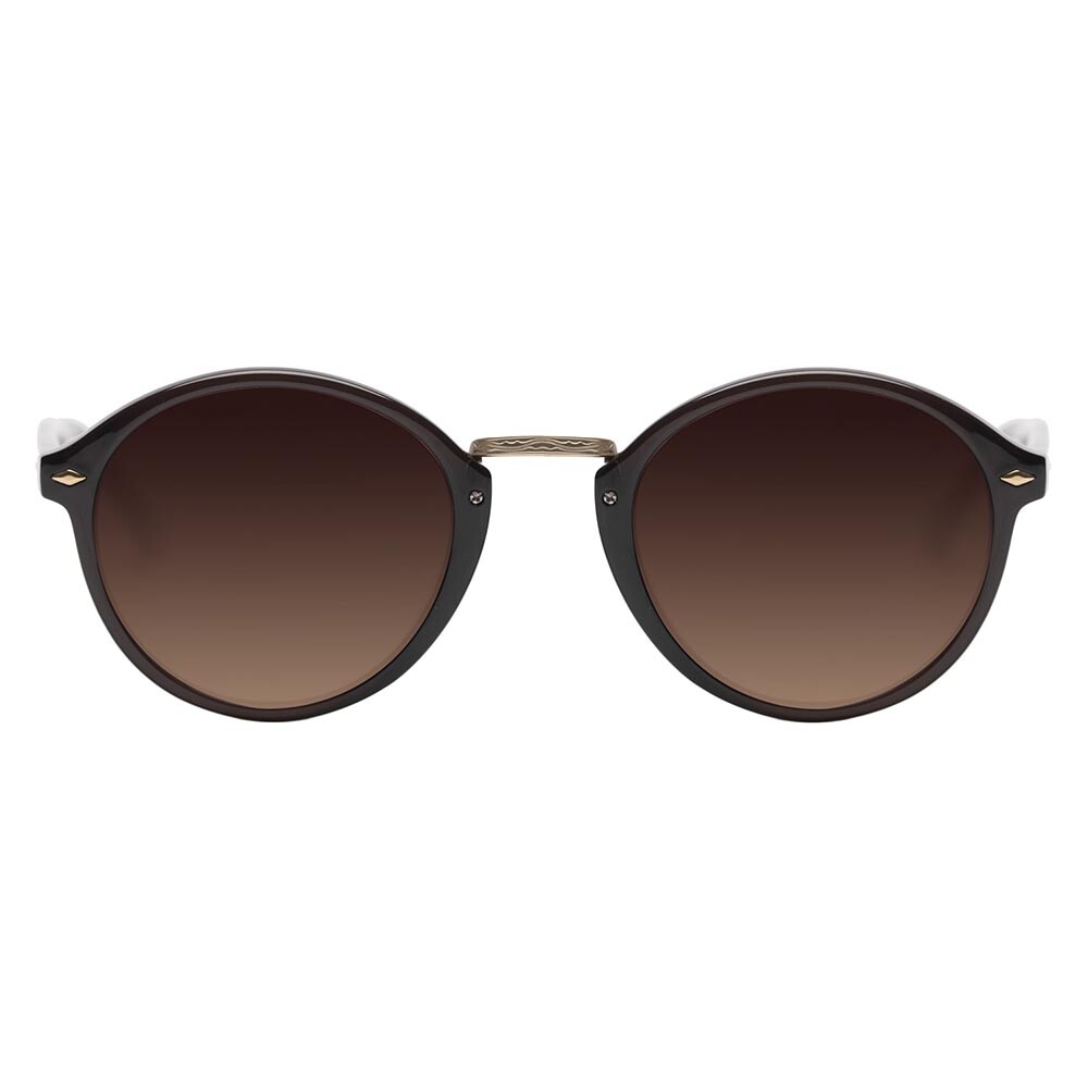 Lentes De Sol Chilli Beans Redondo - Unisex Gradiente Marrón/Marrón Oscuro