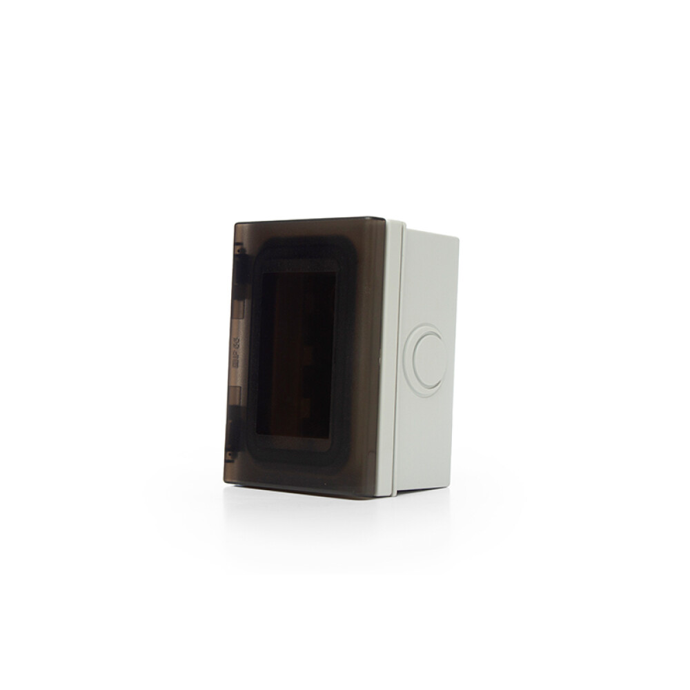 Caja exterior de 3 mód tapa estanca IP55 gris Sica ELE07579
