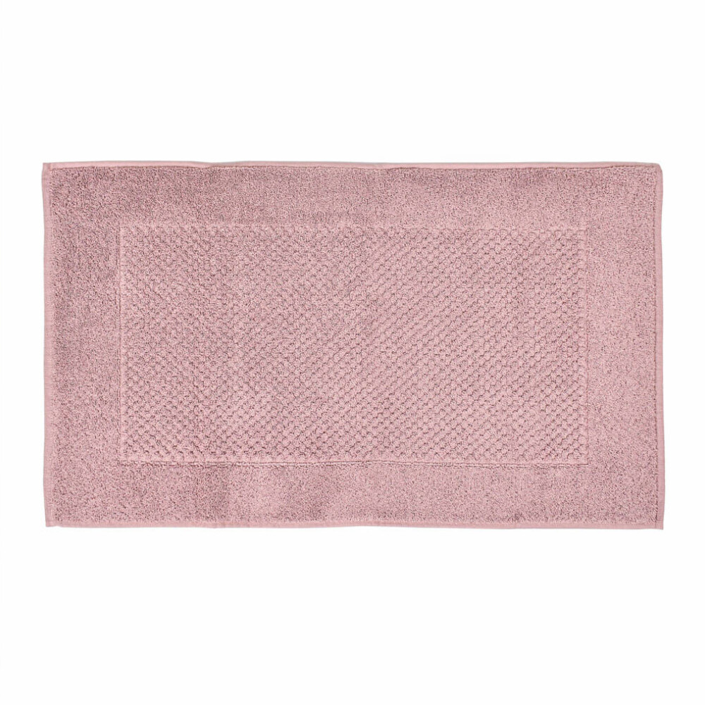 Toalla para pies hilo peinado Rosa Viejo
