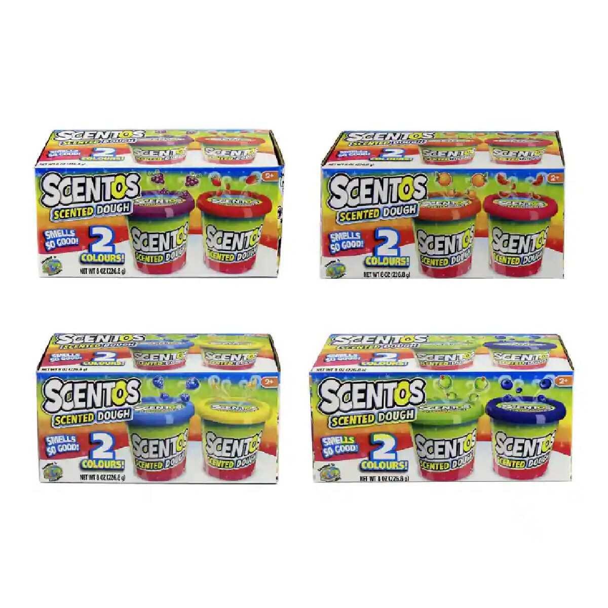SCENTOS PLASTILINA PERFUMADA X 2 