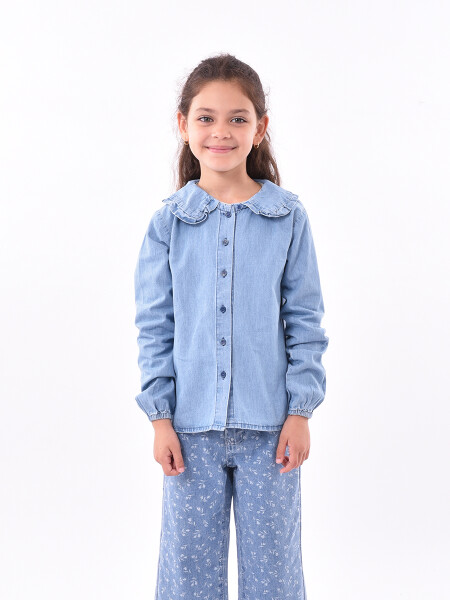 CAMISA JOSEFINA CELESTE (V)