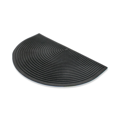 ALFOMBRA GOMA M.LUNA NEGRO 60X90CM Unica