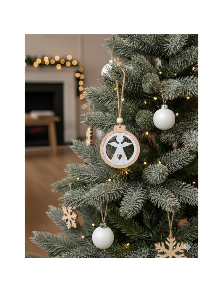 COLGANTE ANGEL MADERA CALADO 11 CM. COLGANTE ANGEL MADERA CALADO 11 CM.