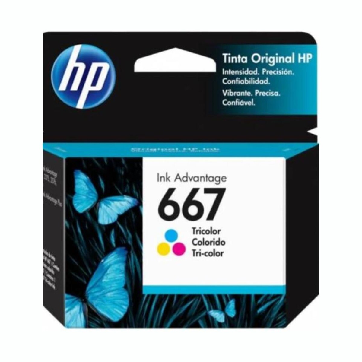 Cartucho De Tinta HP 3YM78AL 667 Para 100 Copias Tricolor 
